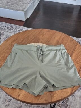 RBX Women's Light Olive Drawstring Active Shorts